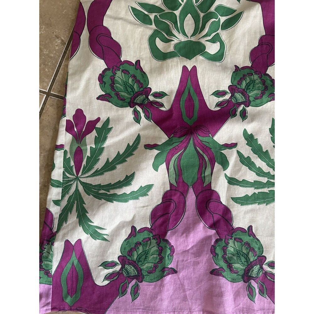 Caroline Constas Top Blouse Skirt Set 2 Piece Matching NWT Purple Floral XS - Picture 2 of 12